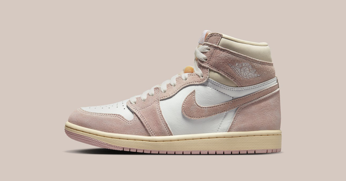 Rosa Vibes auf dem Air xxx1 jordan 1 High OG "Washed Pink"